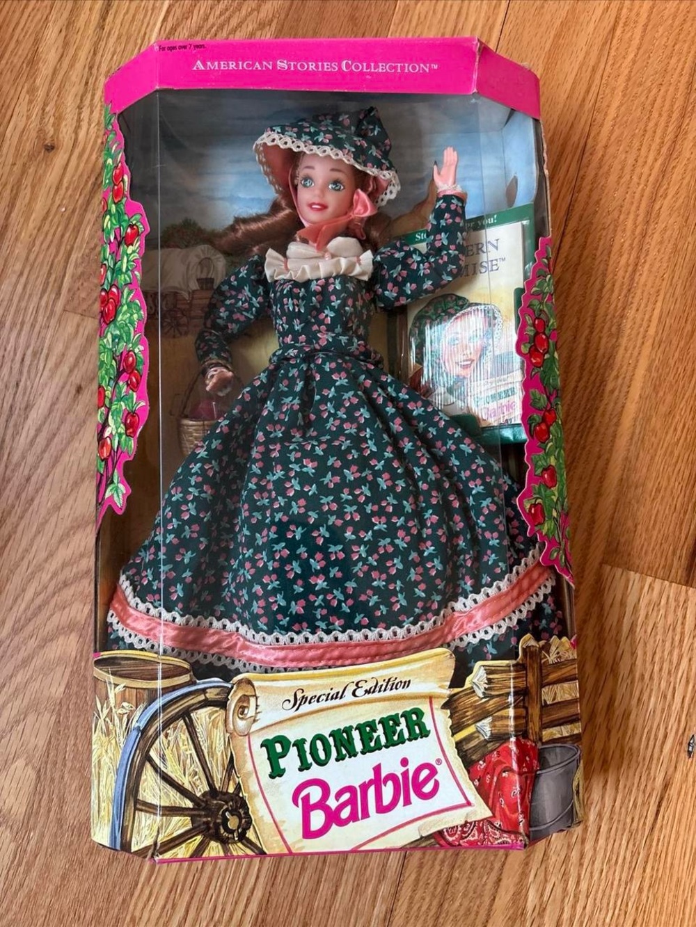 Vintage 1994 Mattel Pioneer Barbie Doll American Stories Collection 12680 NIB